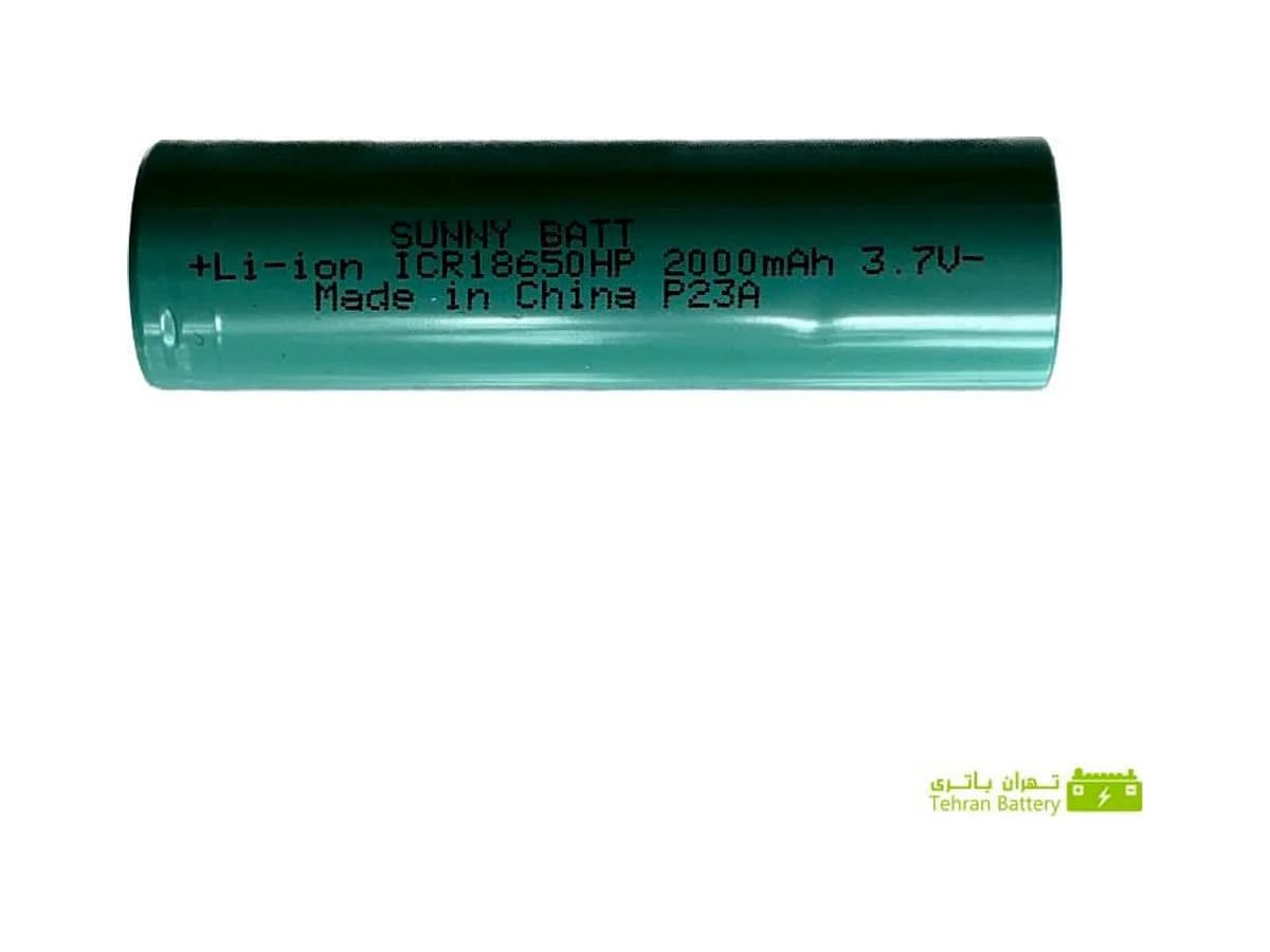 باتری 18650 ظرفیت 2000mAh
